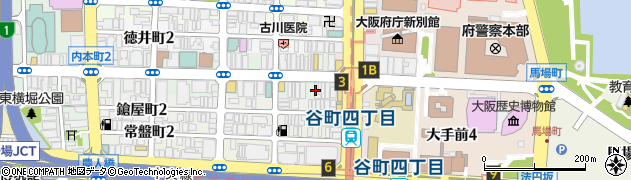百番 谷町店周辺の地図