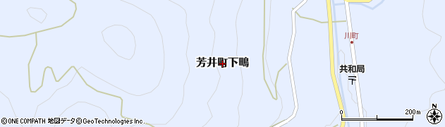 岡山県井原市芳井町下鴫周辺の地図