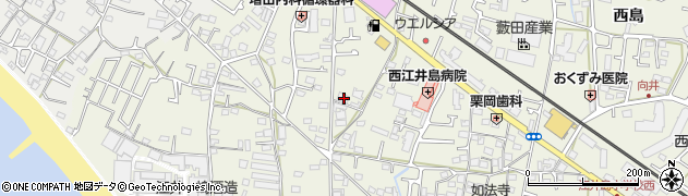 兵庫県明石市大久保町西島750周辺の地図