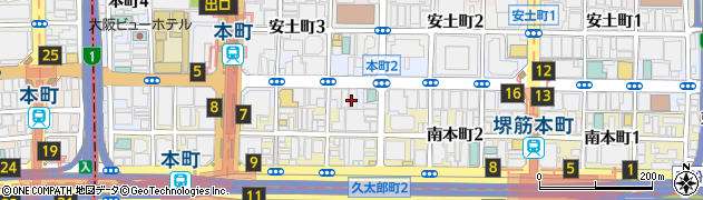 川西倉庫株式会社　阪神支店・大阪総務・営業一課周辺の地図