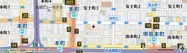 喜あじ 本町店周辺の地図