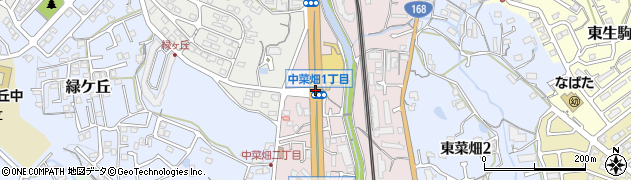 中菜畑１周辺の地図