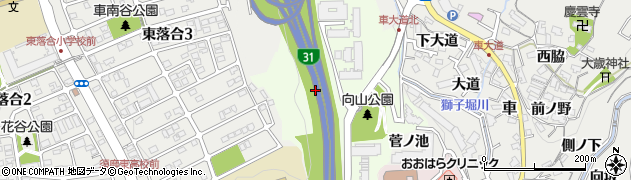 兵庫県神戸市須磨区清水台周辺の地図