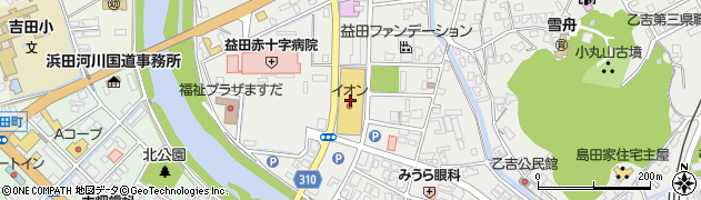 イオン益田店周辺の地図