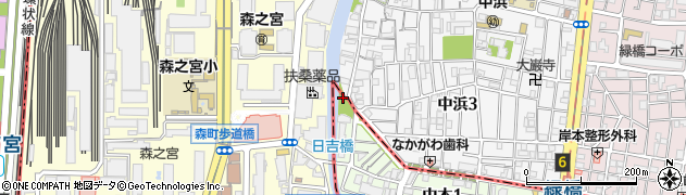千間川公園周辺の地図