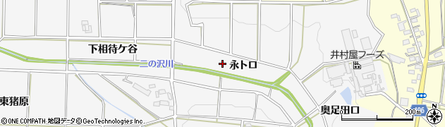 愛知県豊橋市西七根町（永トロ）周辺の地図