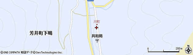岡山県井原市芳井町下鴫2984周辺の地図