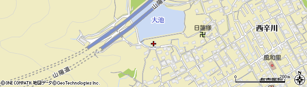 岡山県岡山市北区西辛川1195周辺の地図