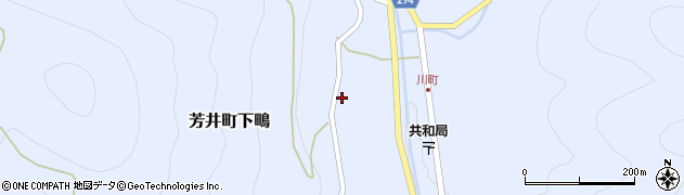 岡山県井原市芳井町下鴫1641周辺の地図