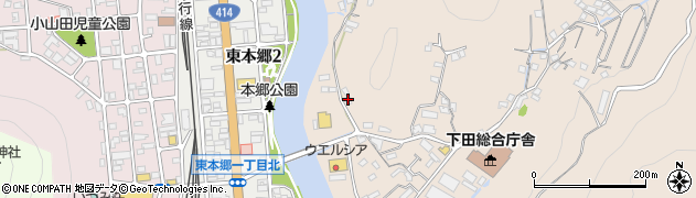 静岡県下田市中450周辺の地図