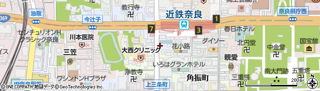 三機工業株式会社　奈良出張所周辺の地図