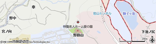 兵庫県神戸市須磨区車多井畑周辺の地図