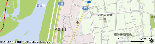 静岡県磐田市川袋95周辺の地図