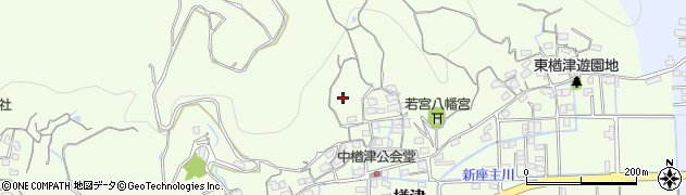 岡山県岡山市北区楢津周辺の地図