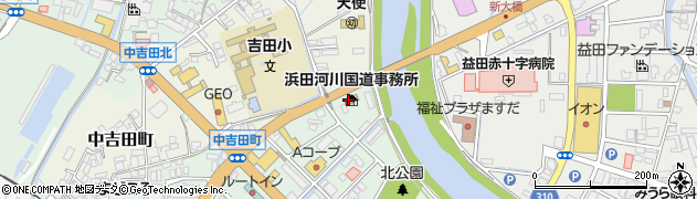 中国地方整備局　浜田河川国道事務所三隅益田道路推進室周辺の地図