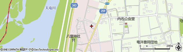 静岡県磐田市川袋95-3周辺の地図