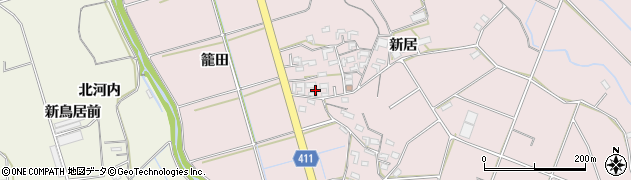愛知県豊橋市老津町新居143周辺の地図