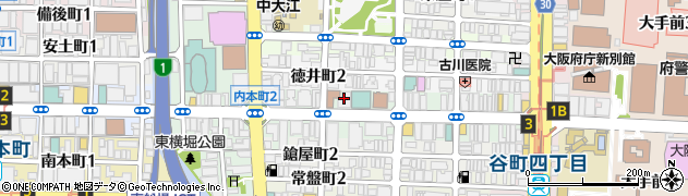 日本内部監査協会大阪支部周辺の地図