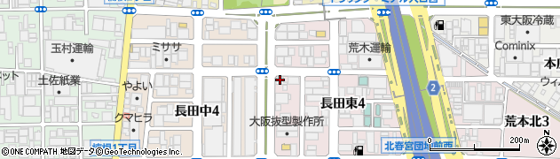 阿波銀行東大阪支店周辺の地図