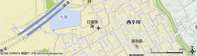岡山県岡山市北区西辛川801周辺の地図
