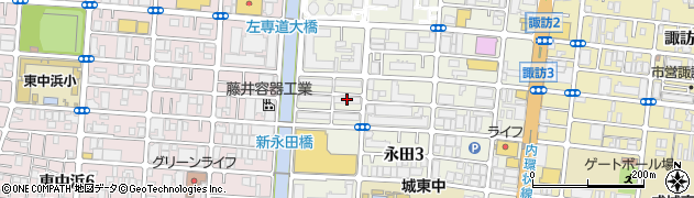 深江橋第１コーポＢ棟周辺の地図