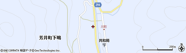 岡山県井原市芳井町下鴫1691-1周辺の地図