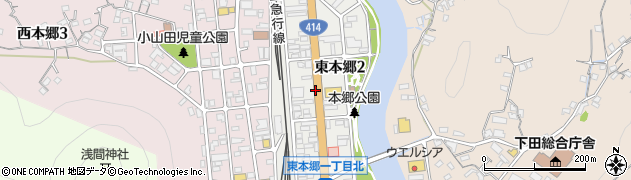 東本郷二丁目周辺の地図