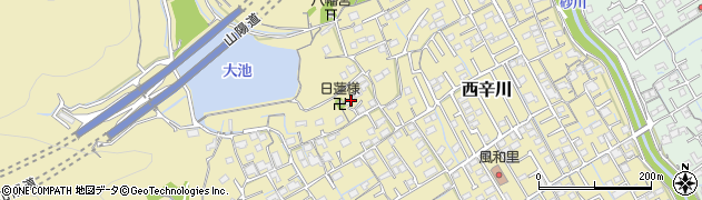 岡山県岡山市北区西辛川794周辺の地図