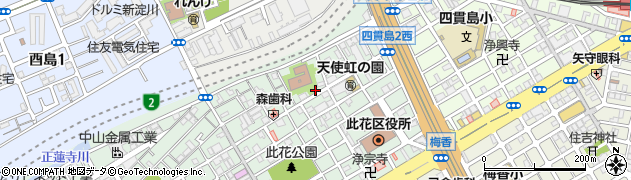 クレーネ大阪診療所周辺の地図