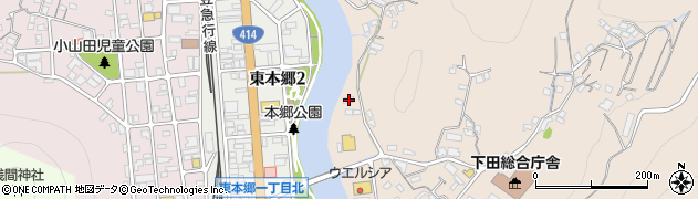 静岡県下田市中446周辺の地図