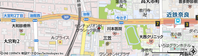 ホテルアジール奈良周辺の地図
