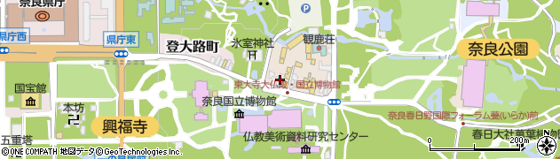奈良県奈良市春日野町4周辺の地図