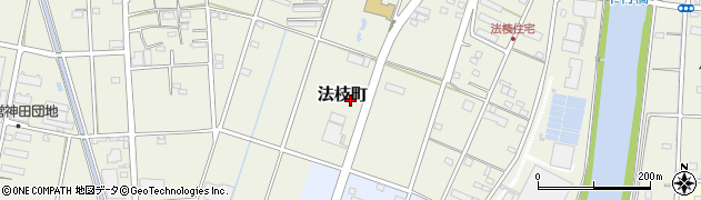 静岡県浜松市中央区法枝町周辺の地図
