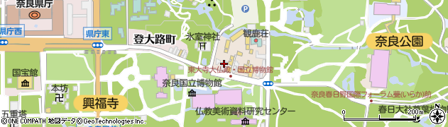 奥村記念館周辺の地図