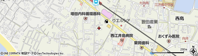 兵庫県明石市大久保町西島754周辺の地図