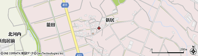 愛知県豊橋市老津町新居178周辺の地図