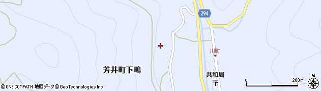 岡山県井原市芳井町下鴫1621周辺の地図