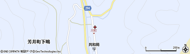 岡山県井原市芳井町下鴫2986周辺の地図