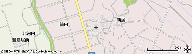 愛知県豊橋市老津町新居146周辺の地図