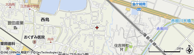 兵庫県明石市大久保町西島136周辺の地図