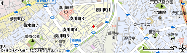 湊菊公園周辺の地図