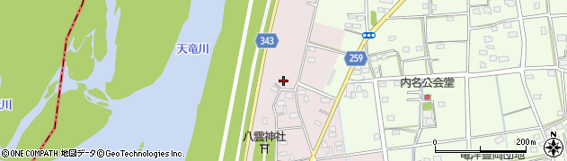 静岡県磐田市川袋107周辺の地図