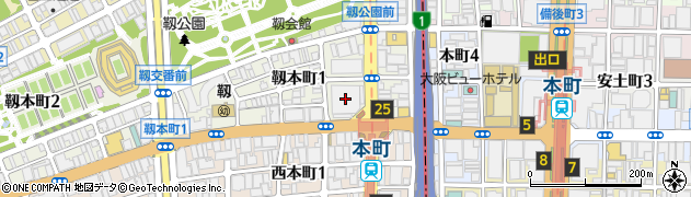 中国南方航空公司大阪支店周辺の地図