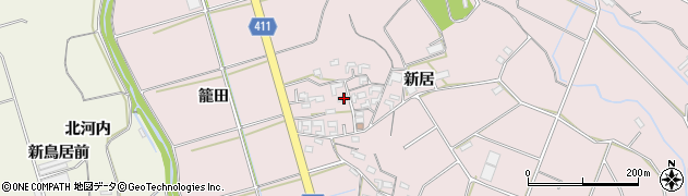 愛知県豊橋市老津町新居147周辺の地図