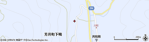 岡山県井原市芳井町下鴫1743周辺の地図