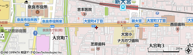 朝日生命保険相互会社　奈良営業所周辺の地図