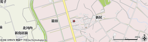 愛知県豊橋市老津町新居140周辺の地図