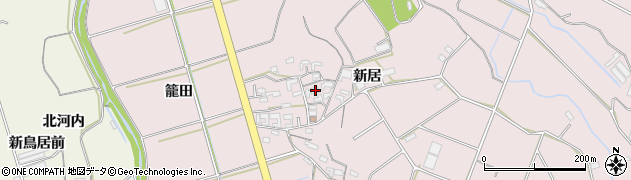 愛知県豊橋市老津町新居134周辺の地図
