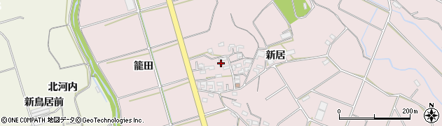 愛知県豊橋市老津町新居135周辺の地図