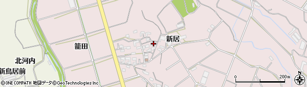 愛知県豊橋市老津町新居133周辺の地図